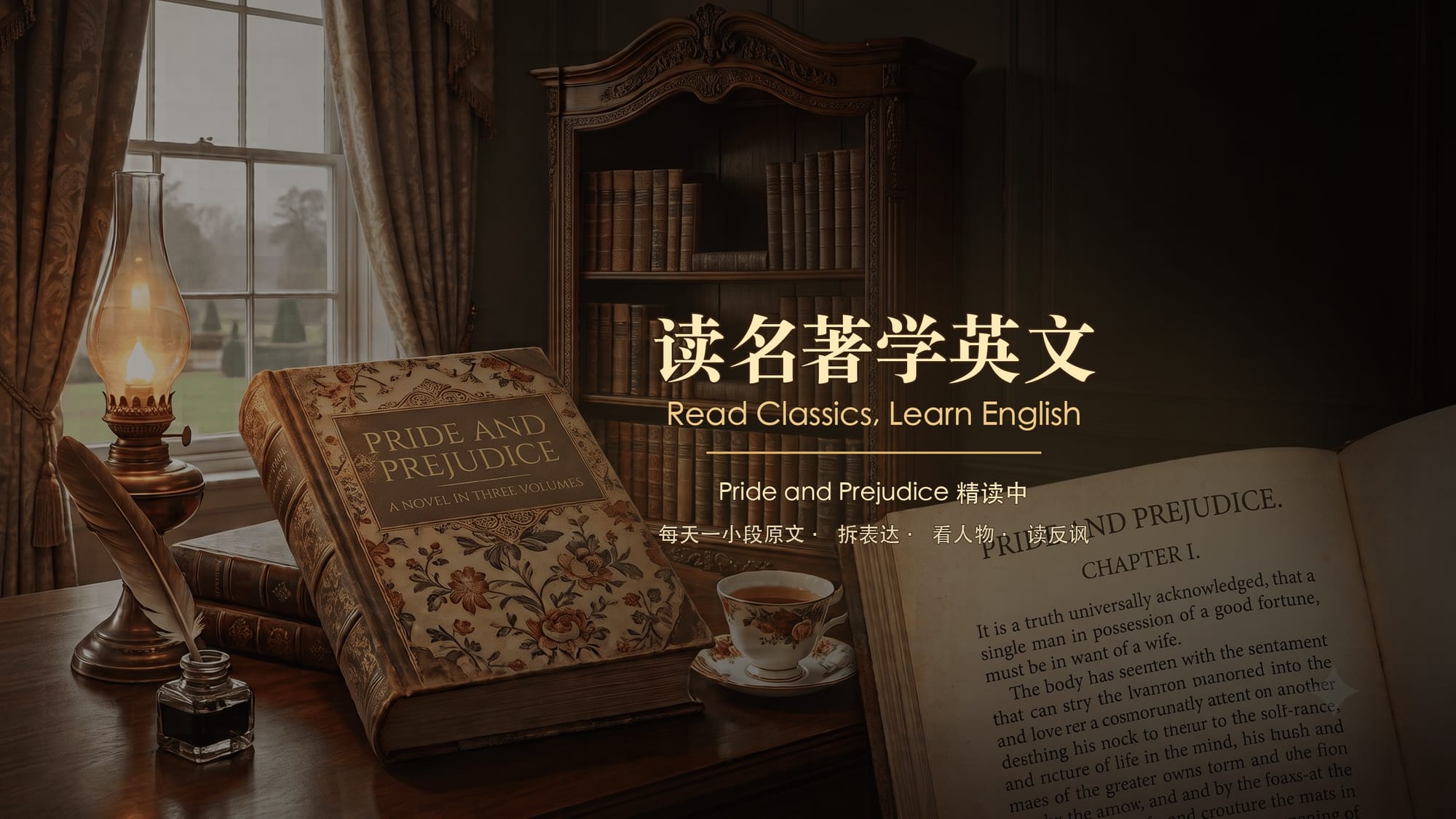 喜乐成长路英文原著精读频道横幅