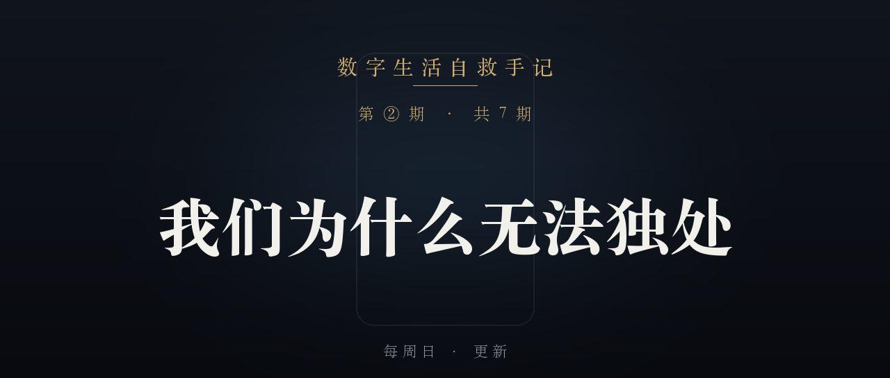 《数字生活自救手记》第 2 篇封面