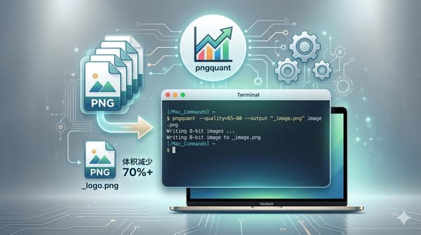 Mac 命令行终极指南：如何批量高效压缩 PNG 图片