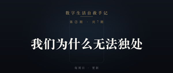 《数字生活自救手记》第 2 篇封面